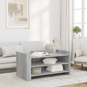 Tavolino Salotto Grigio Sonoma 100x50x50 Cm Legno Multistrato /