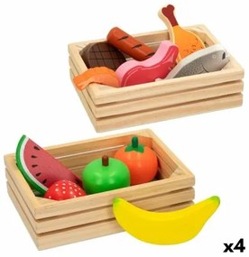 Set di Alimenti giocattolo Woomax 12 Pezzi (4 Unità)