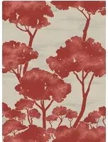Ailanto Carta da parati Pini - Burnt Orange