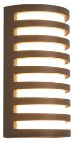 Zambelis E341 - Applique a LED da esterno LED/10W/230V 3000K IP65 marrone