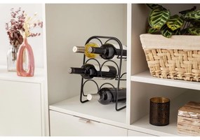 Portabottiglie in metallo per 6 bottiglie - Compactor