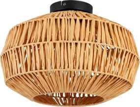 Eglo 44142 - Plafoniera SHELDON 1xE27/40W/230V marrone