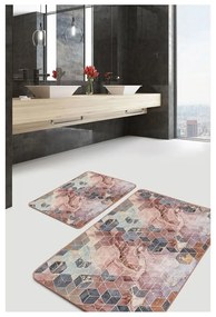 Set di tappetini per il bagno in velluto 2 pz 60x100 cm – Mila Home