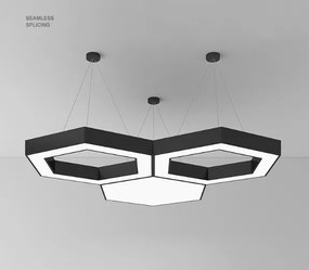 LED lampadario a cavo LED/20W/230V nero