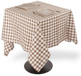Tovaglia in cotone 150x150 cm Gingham – Tiseco Home Studio