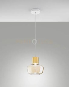 Kino sospensione cognac a led 3000k - 12w - 1300 lm dimmerabile