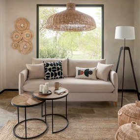 Atmosphera - Lampadario a sospensione con filo ORI 1xE27/40W/230V rattan