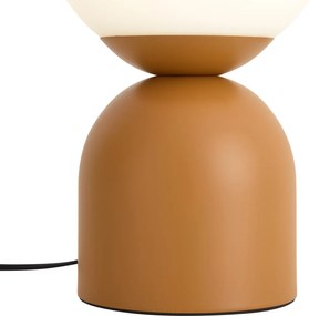 Lampada da tavolo Hotel Chic arancione con vetro opale - Pallon Trend