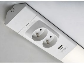 Rabalux 78042 - Lampada LED sottopensile con prese BILAL E LED/18W/230V 4000K 60 cm bianco