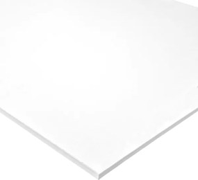 Tavolo bar ristorante pub quadrato 60x60 cm con piano laminato Bianco frassino H 107