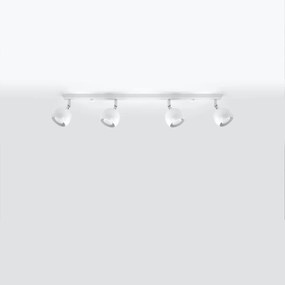 Lampada da soffitto 4xGU10 OCULARE 4L Orientabile in Acciaio