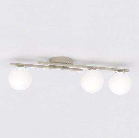 Lampada da soffitto KAIRO 3 3xE14 in Acciaio - Mokka
