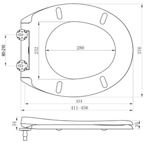 Sapho - Sedile WC ADINA SoftClose bianco