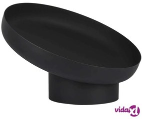 Esschert Design Braciere Inclinato in Acciaio Nero FF402