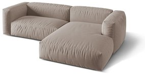 Divano angolare componibile beige (angolo destro) Martina - Micadoni Home