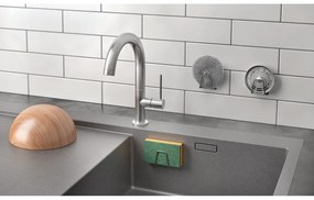 Portaspugna senza foratura in metallo – Metaltex