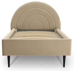 Letto per bambini beige con contenitore 120x200 cm Rainbow - Scandic