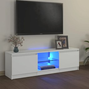 Mobile Porta Tv Con Luci Led Bianco 120x30x35,5 Cm /