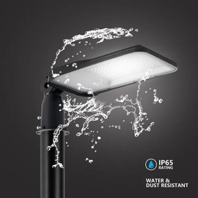Brilagi-LED Lampione da esterno con palo e kl. 3 m URBANLIGHT LED/100W/230V nero IP65