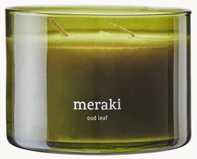 Candela profumata a tre stoppini Oud Leaf (rosa, legno di cedro, gelsomino, iris e mughetto)