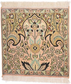 Cashmere Silk Tappeto 50x50 (Indian) Annodato A Mano