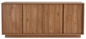 Credenza scandinava 4 ante finitura rovere L180 cm COMO