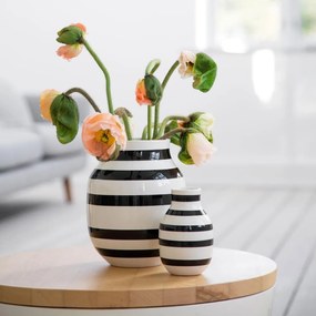 Vaso in ceramica bianco/nero Omaggio - Kähler Design