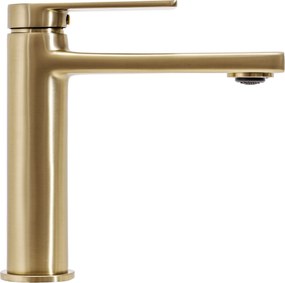 Rubinetto da lavabo Rea Verso Brush Gold low