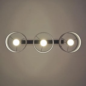 Lampadario a cavo ALBA 3xE27/15W/230V grigio