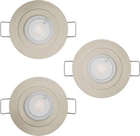 Eglo 902268 - SET 3x faretti da incasso BARRANCO LED/4,8W/230V cromato