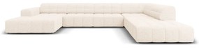 Divano angolare crema (angolo destro a forma di U) Chicago - Cosmopolitan Design