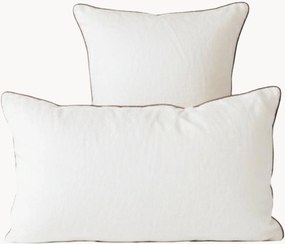 Set di 2 federe in lino bianco naturale White Natural