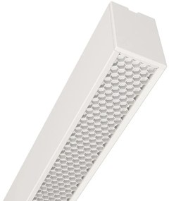 Plafoniera Lineare LED 40W 120cm, UGR11 con driver Philips Bianca o nera Colore Bianco Variabile CCT, Colore del corpo Bianco