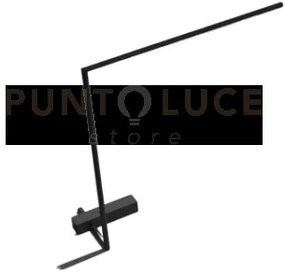 Tubular  lampada da tavolo tubolare singola nera opaca, led 4w, 320...