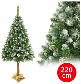 Albero di Natale su tronco di pino da 220 cm