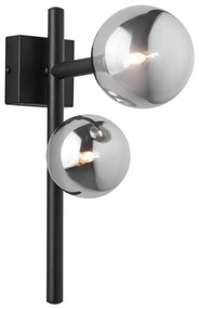 Jupiter 1909 - Applique da parete NEPTUN 2xG9/14W/230V nero/grigio fumé