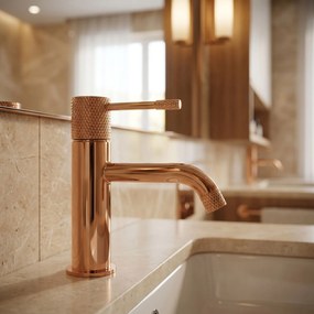 Rubinetto da lavabo Rea Venti Copper Low