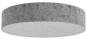 Plafoniera LED Punnet Ø 50 cm grigio IP20 bianco naturale, 4940 lumen LUMICOM