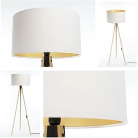 Lampada da terra STANDART 1xE27/60W/230V bianco/beige