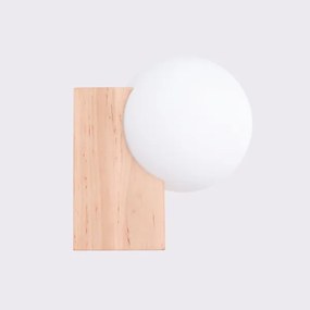 Sollux SL.1682 - Applique BULBO 1xG9/8W/230V faggio/bianco