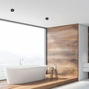 Faretto da incasso NUSA 1xGU5,3/MR16/50W/12V arrotondato nero