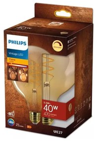 Lampadina LED dimmerabile VINTAGE Philips G125 E27/5,5W/230V 2200K