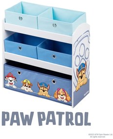 Organizzatore di giocattoli per bambini 63,5x29,5x67 cm Paw Patrol - Roba