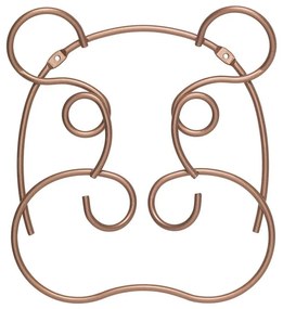 Gancio da parete in rame Hippo - Metaltex