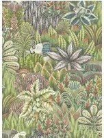 Exotische Tapete Singita von Cole & Son - Soft Green