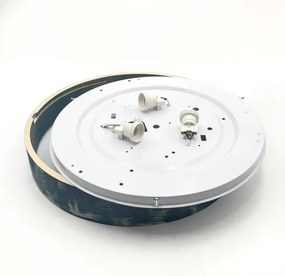 Brilagi - Plafoniera PINO 3xE27/15W/230V in pino/blu Ø 47,5 cm