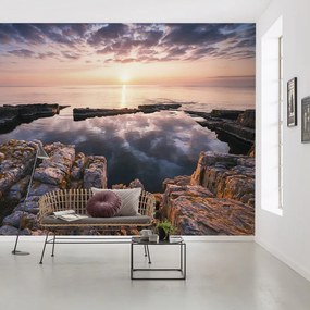 Fotomurale KOMAR Spiegelkueste, Multicolore 368X248 cm