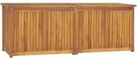 Cassa da Giardino 150x50x55 cm in Legno Massello di Teak 318733