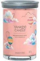 Candela Watercolour Skies in barattolo grande Yankee Candle