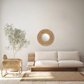 Atmosphera - Specchio da parete LORENA diametro 75 cm giacinto d'acqua